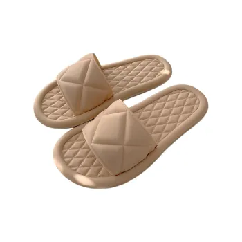 Thin Strips Slippers Women's, Apricot