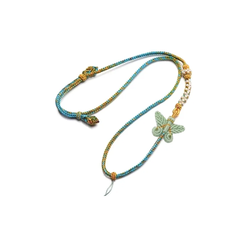 Moon Jewelry Braided String Necklaces Unisex-4