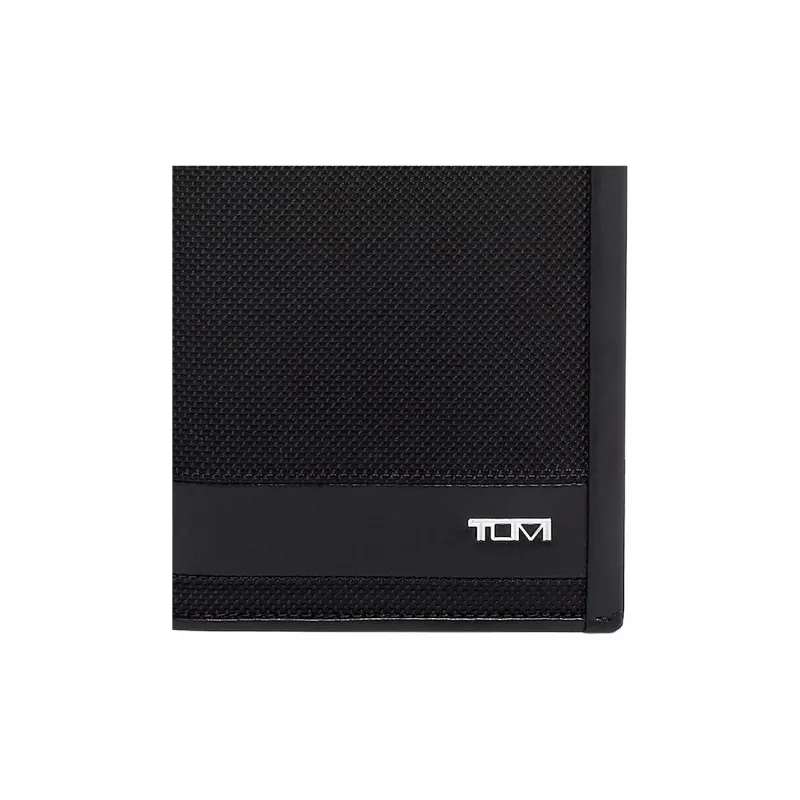 TUMI Alpha Bulletproof Nylon Fabric Passport Holder Unisex Black-3