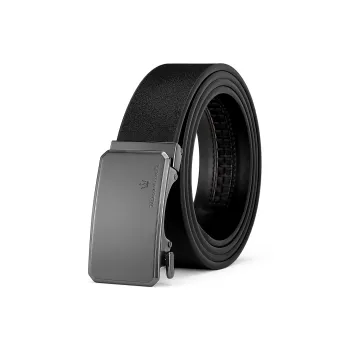 Maserati Cow Split Leather Belts Men's Width 3.5CM