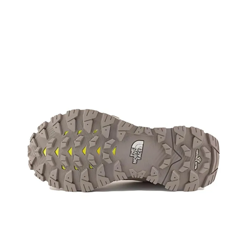 THE NORTH FACE Anti-Slip And Wear-Resistant Water-Resistant High-Top Trekking Shoes Women's Moon Shadow Gray-3