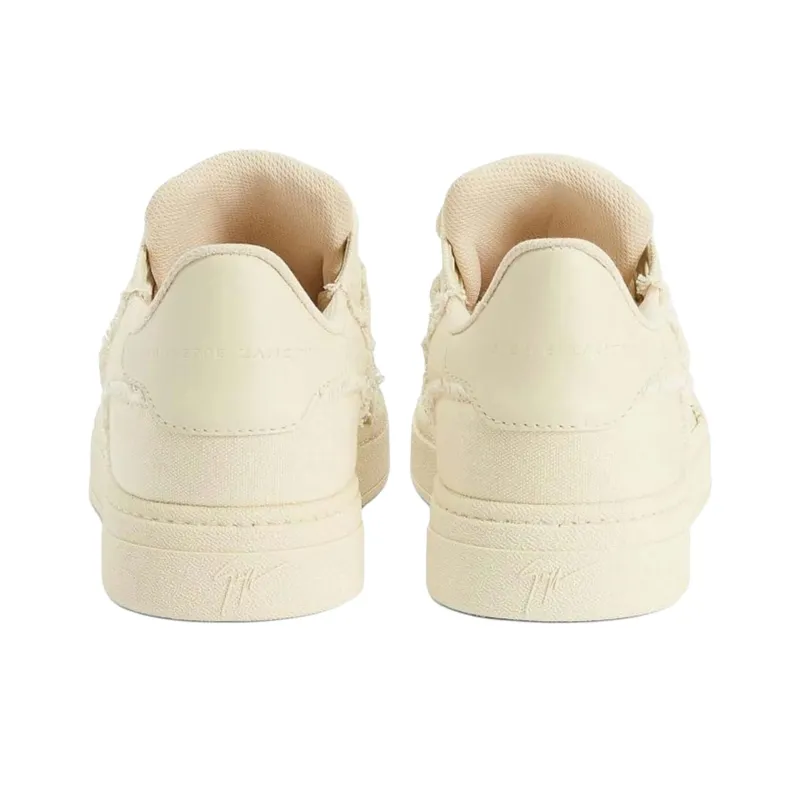 Giuseppe Zanotti/GZ Gz94 Low Top Canvas Shoes Men's Beige-3