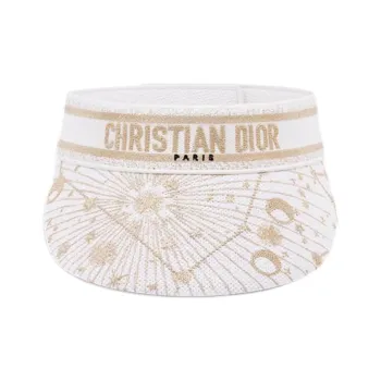 DIOR Polypropylene Fiber Sun Protection Hats Women's White