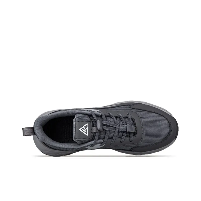 Recreation Wear-Resistant Lightweight Rebound Low-Top Casual Shoes Men's Dark Gray-2