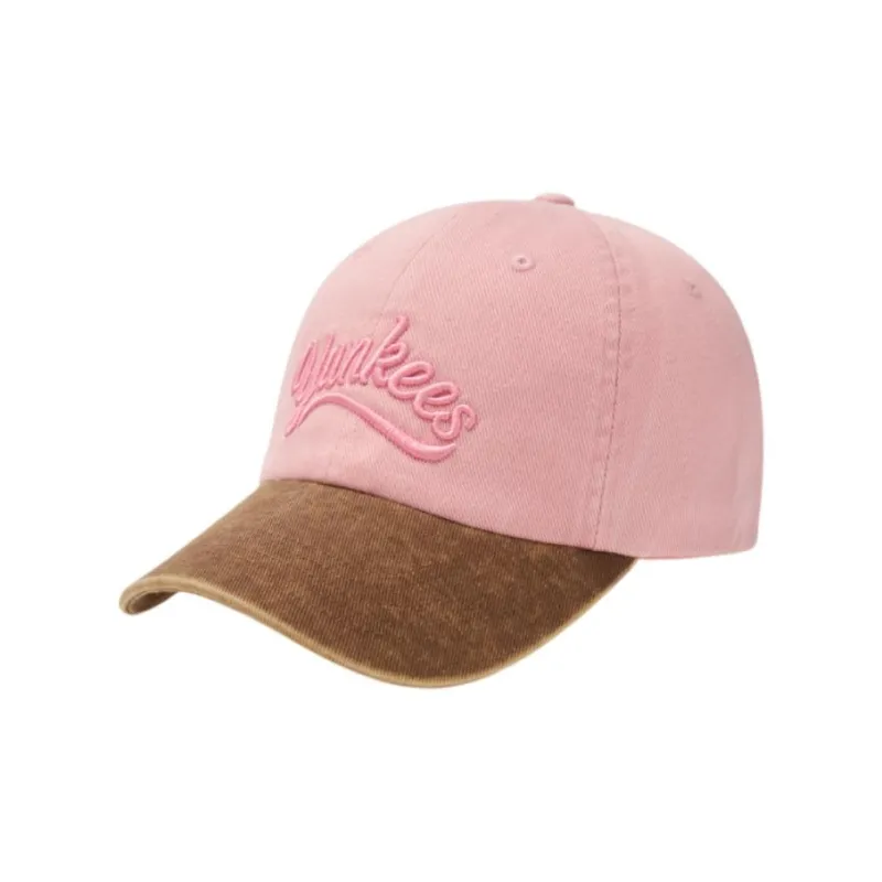 MLB Cotton Baseball Caps Women's Pink-0