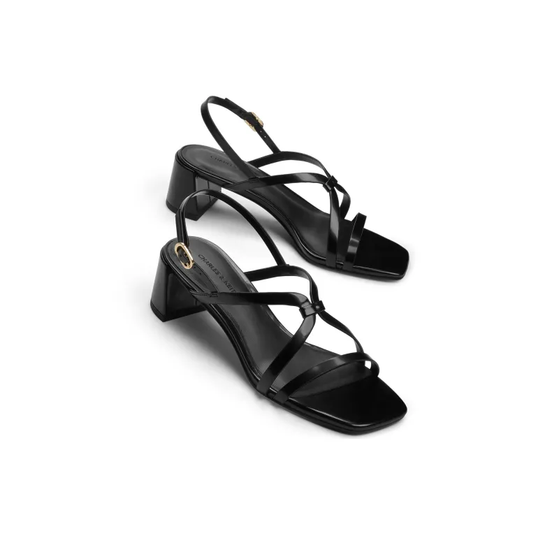 CHARLES&KEITH Small Ck One Strap Sandals 5.1cm Women's-6