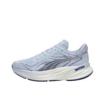 PUMA Magnify Nitro 2 Shock Absorbers With Slip Resistant Features Low Top Casual Running Shoes Women's Gray Blue