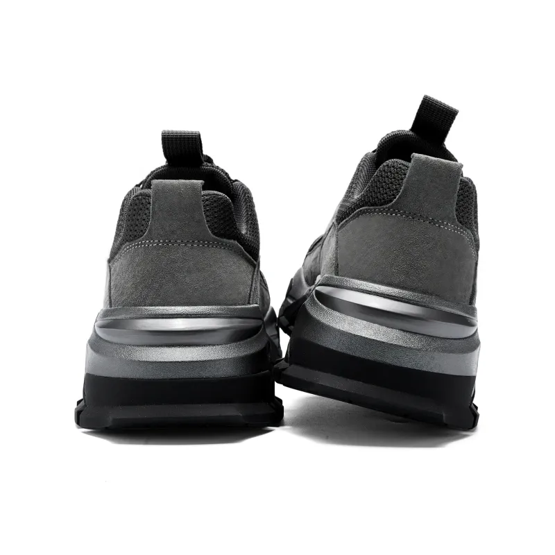 JEEP SPIRIT Chunky Sneakers Men Low Top Gray/Black-6