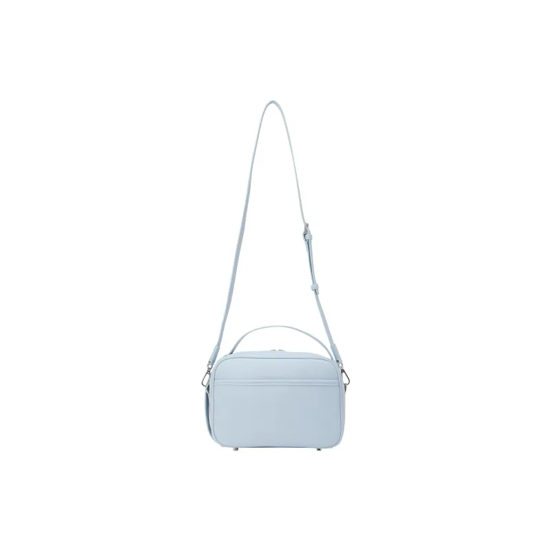 DESCENTE Synthetic Leather One Shoulder Handbag Mini Women's Light Blue-2