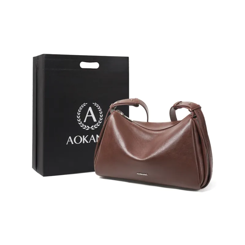 AOKANG Cow Leather Shoulder Bag Messenger Bag Women's Multicolor-10
