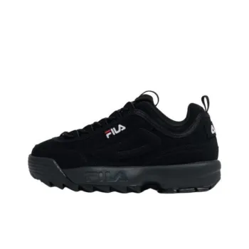 FILA Disruptor 2 Anti Slip Wear Resistant Low Top Running Shoes Unisex Black