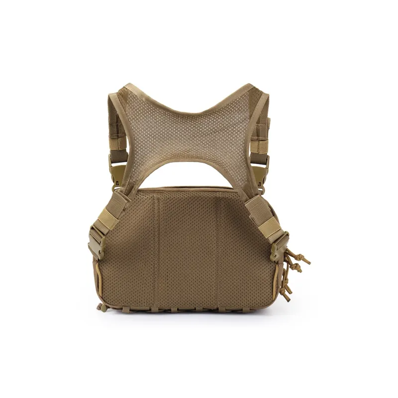 MARDINGTOP DuPont Polyester Sling Bag Trumpets Unisex Khaki/Black-2