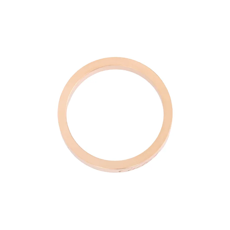 CARTIER C De Cartier Rings 18K Rose Gold Rings Unisex Rose Gold-2