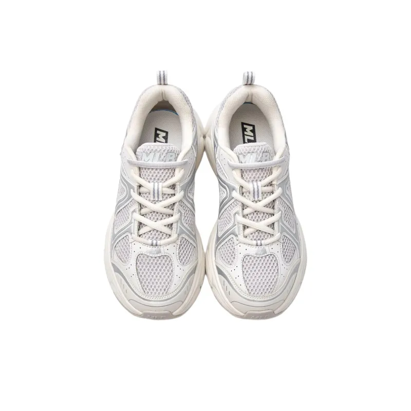 MLB Los Angeles Dodgers Anti Slip Wear Resistant Low Top Casual Running Shoes Unisex Gray-2