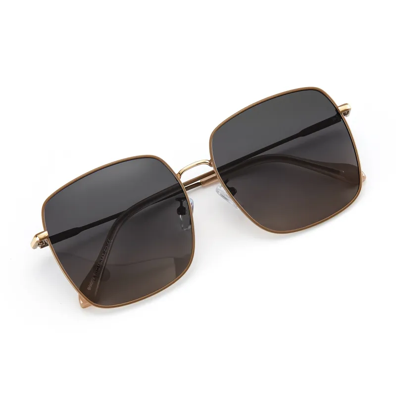 CLARKIA FLOWER Alloy Square Sunglasses Unisex-4