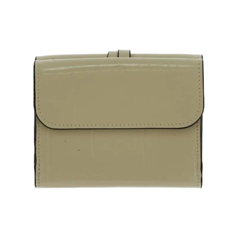 Chloe Calfskin Wallet Regular Women's Green-2