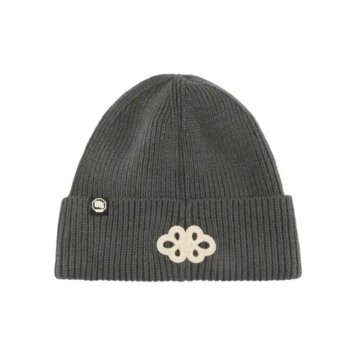 LiNing Acrylic Beanies Unisex Gray