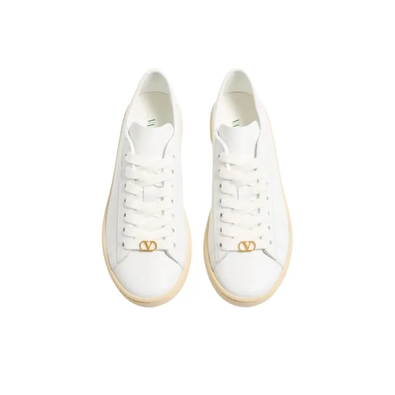 Valentino Royco Low Top Skateboard Shoes Women's White-4