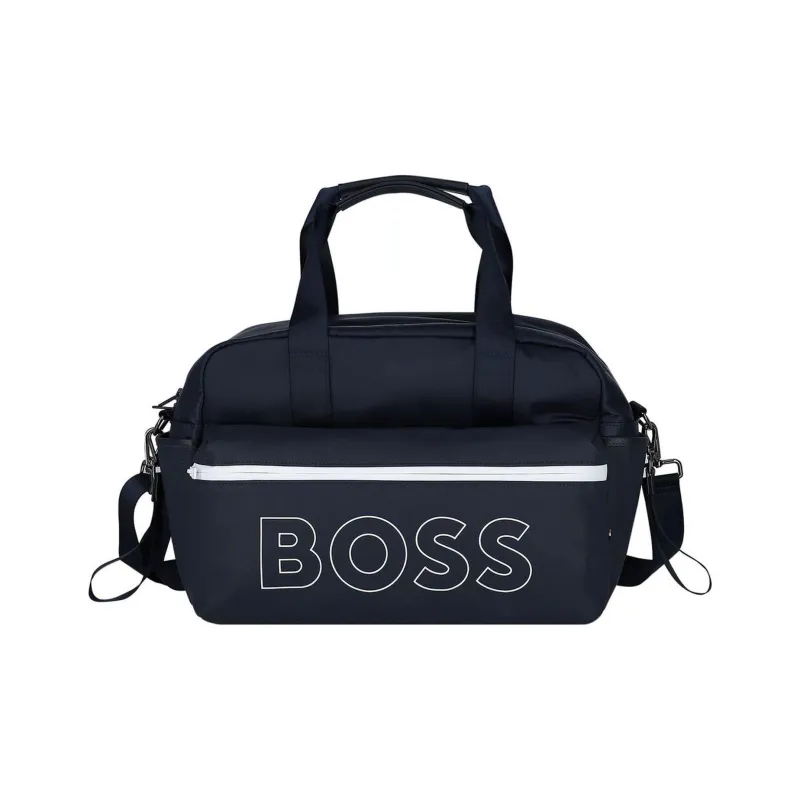 BOSS Polyester One Shoulder Handbags Unisex Marine Blue-0