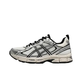 Asics Anti-Slip Wear-Resistant Low-Top Running Shoes Women's White Black