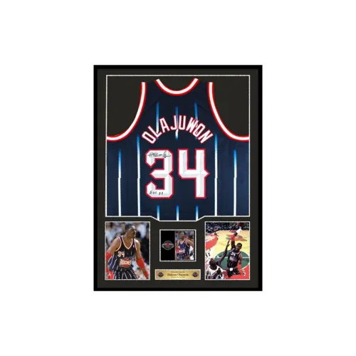 Three For Houston Rockets Basketball Fan Supplies Framed Outer Frame Dimensions Approximately 78x98cm Dark Blue Unisex