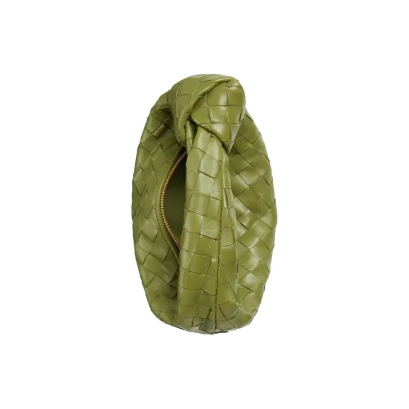 Bottega Veneta JODIE Lambskin Handbag Mini Women's Matcha Green-2