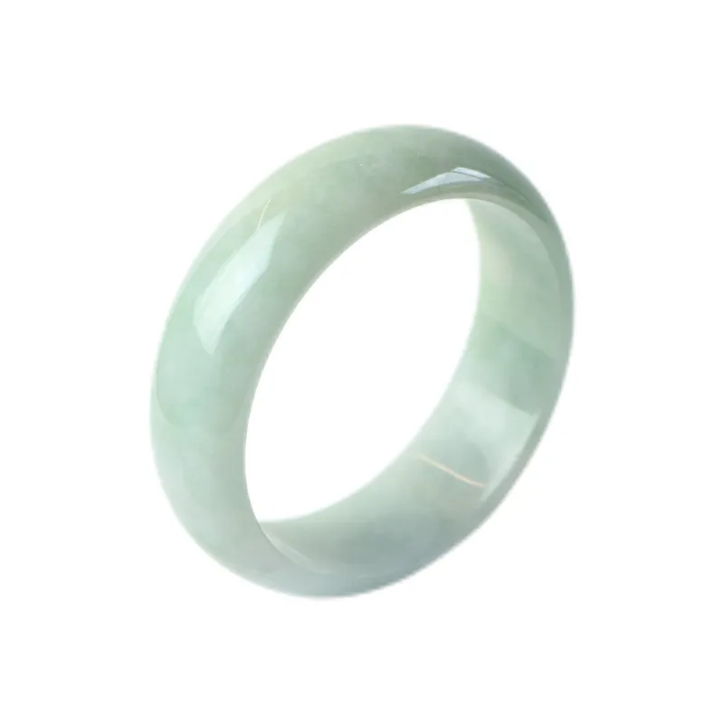 South Asia Bean Type Jadeite Bangles Unisex-0