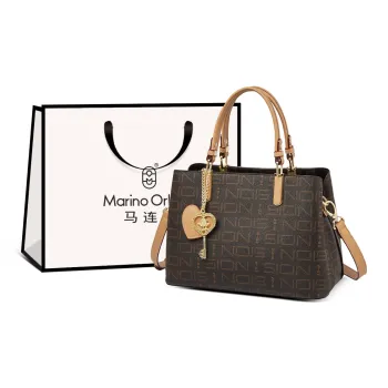 Marino Orlandi PVC & PU Handbag Women's Coffee