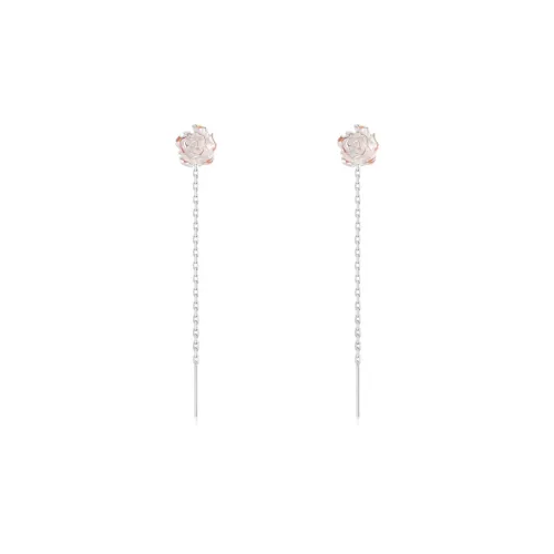 LOVE&LOVE S925 Silver Drop Earrings Women's