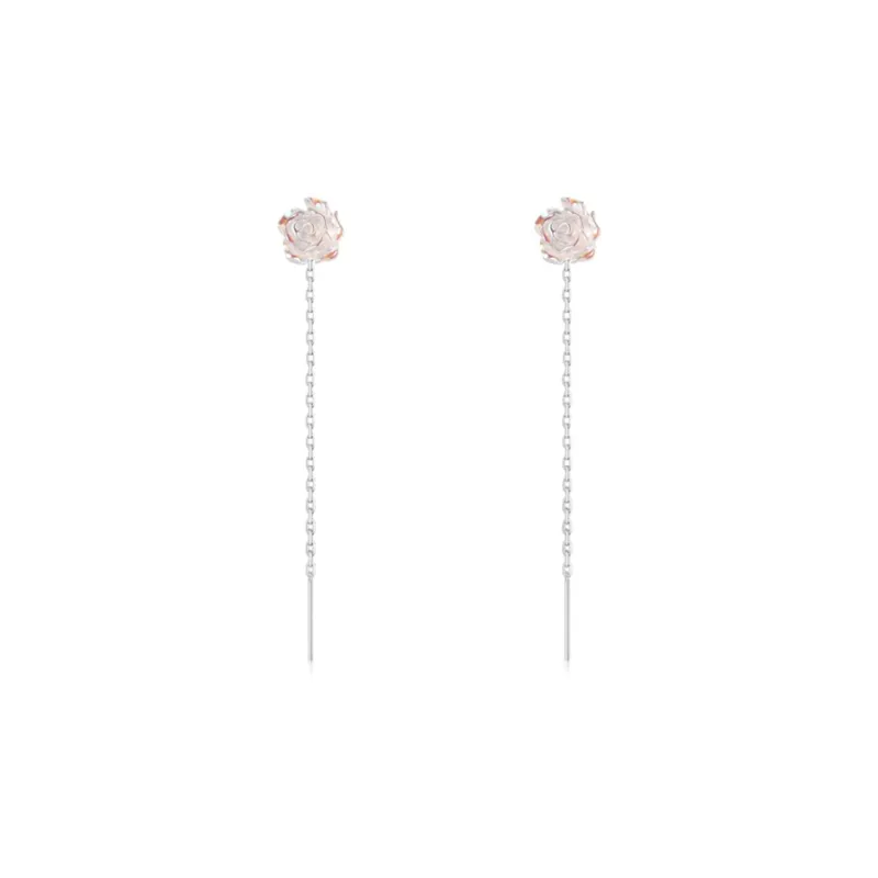 LOVE&LOVE S925 Silver Drop Earrings Women's-0
