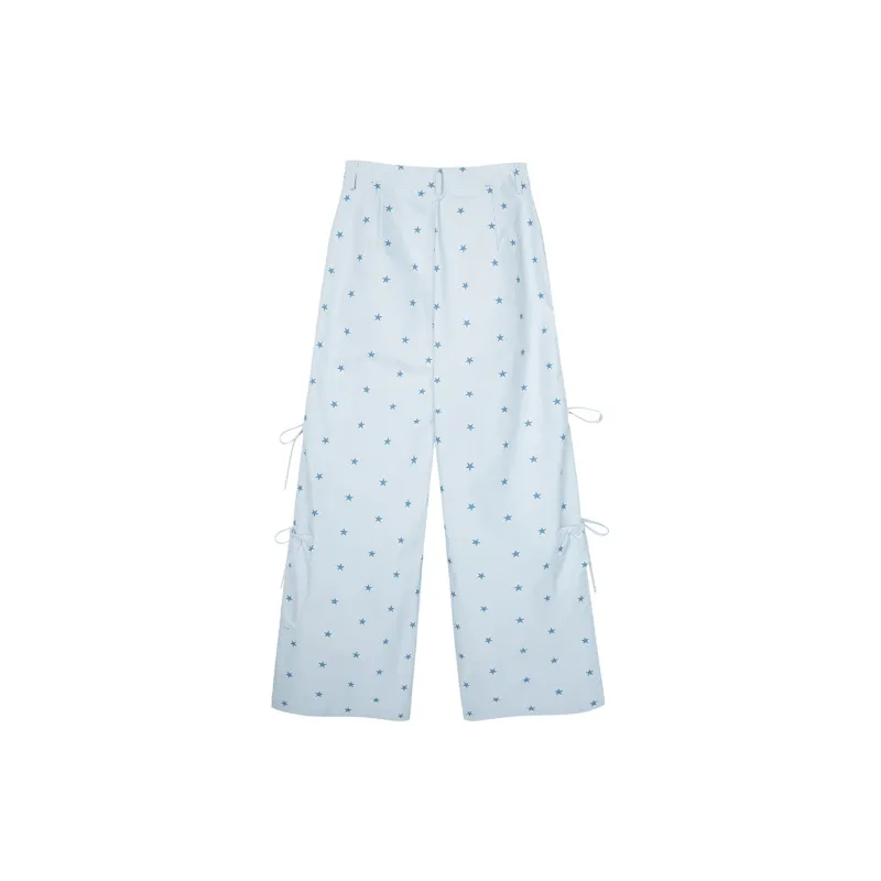 CYNI Casual Pants Women's Blue-1