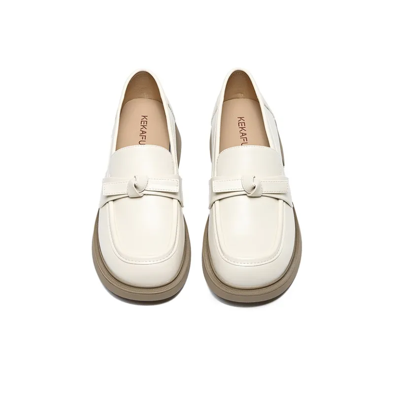 KEKAFU Loafers Women's Beige/Black-4