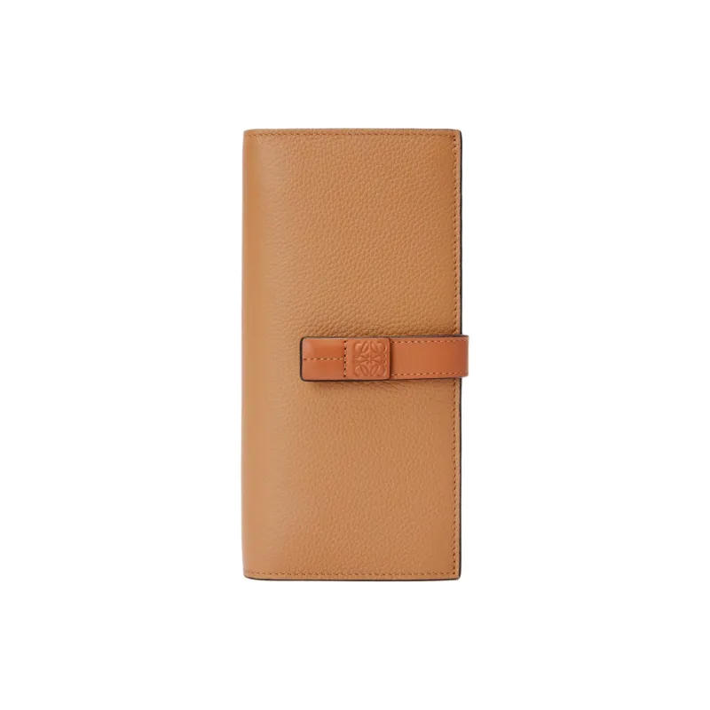 LOEWE Calfskin Wallet Large Size Women's Toffee-0