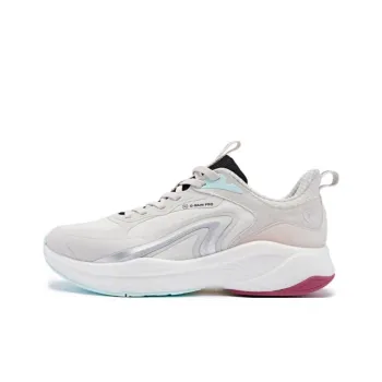 QIAODAN Streamer 4.0 Low Top Running Shoes Women's Crescent White/Black
