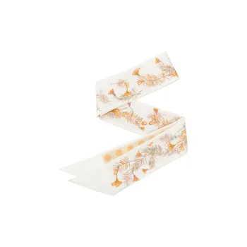 Eucalyptus Ornamentation Mulberry Silk Silk Scarves Women's