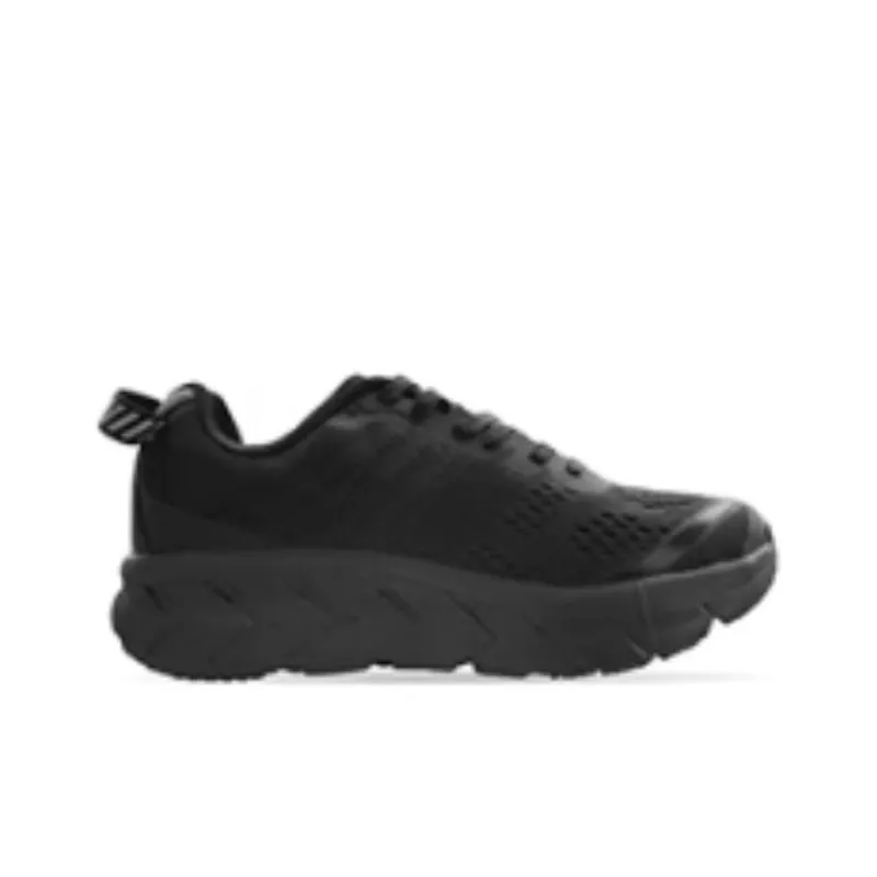 HIWALK Lightweight And Wear-resistant Low-Top Running Shoes Men's Black-1