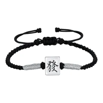 Inker Good Stone 999 Fine Silver Bracelets Unisex