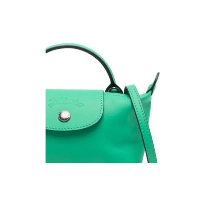 LONGCHAMP Debossed-logo Leather Mini Bag-4