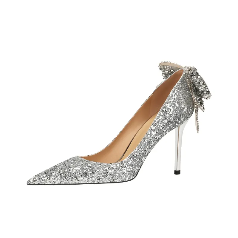 Dunnu Slim Heel High Heels 8cm Women's Box Included-6