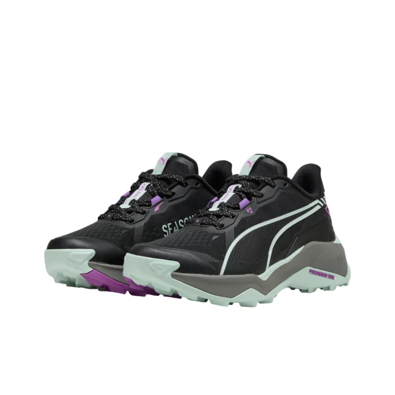 PUMA Anti Slip Wear Resistant Low Top Casual Running Shoes Women's Black-2