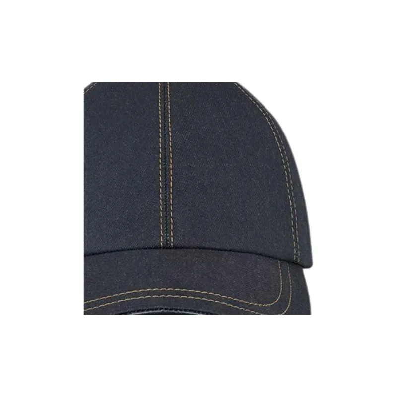 DIOR Sheepskin Baseball Caps Women's Dark Blue-2