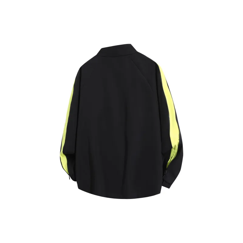 BTR Jackets Coats Unisex Black Red-4