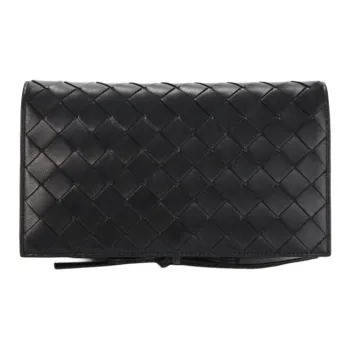 Bottega Veneta Calfskin Shoulder Bag Women's Black