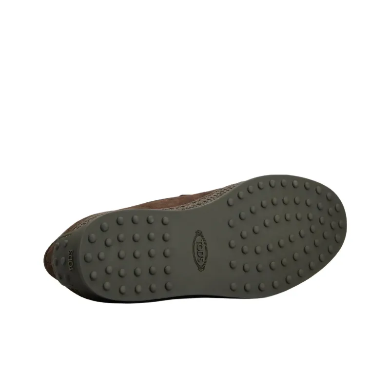 TOD'S Round Toe Slip On Loafers-4