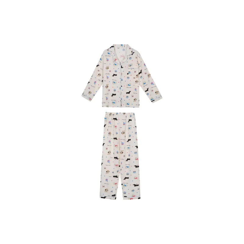 Joycefuuu Bra Pajama Set Women's Ecru-0