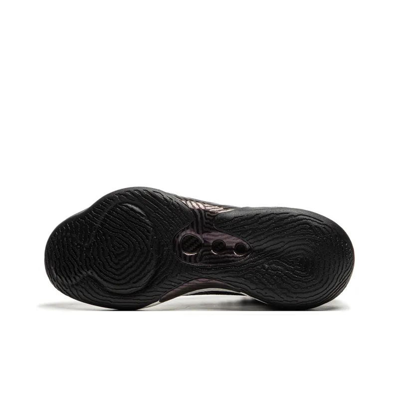 LiNing Charming ULTRA Anti Slip Wear Resistant Mid Top Basketball Shoes Men's Black-6