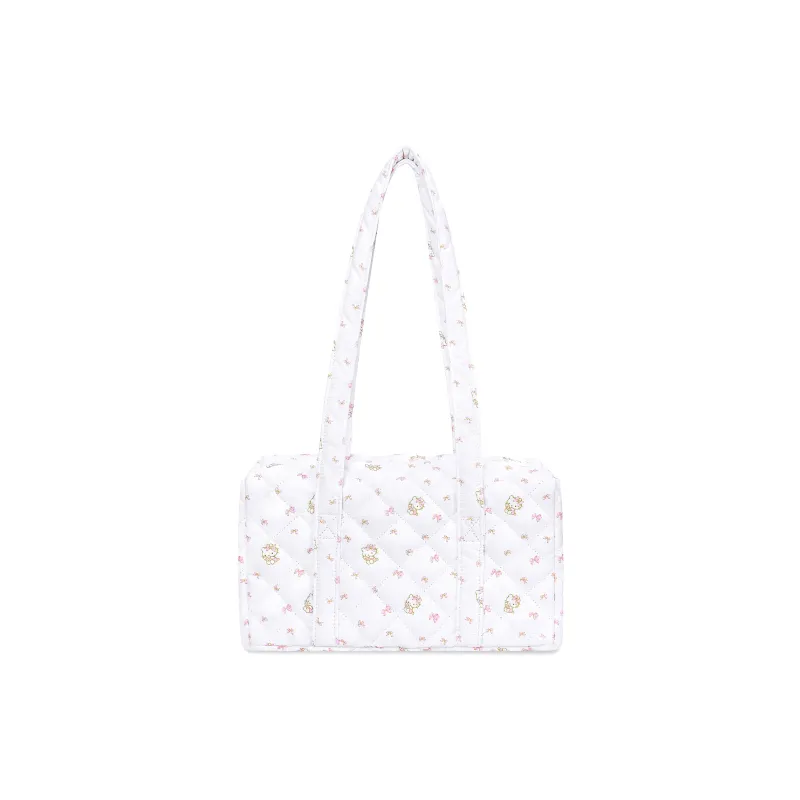 Hello Kitty Sanrio Series Polyester Shoulder Bag Tubas Women's Ecru-2