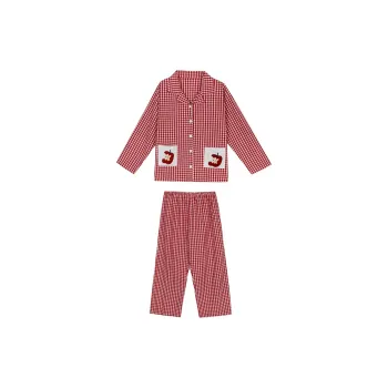 Joycefuuu Bra Pajama Set Women's Red