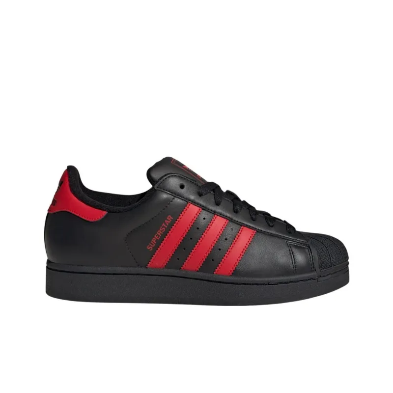 Adidas Superstar Ii Black Better Scarlet-1