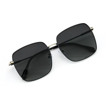 CLARKIA FLOWER Alloy Square Sunglasses Unisex